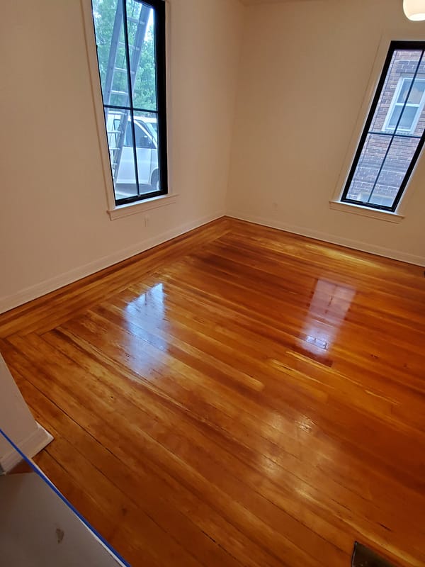 Fir with natural polyurethane finish 2 Fir flooring with natural polyurethane finish