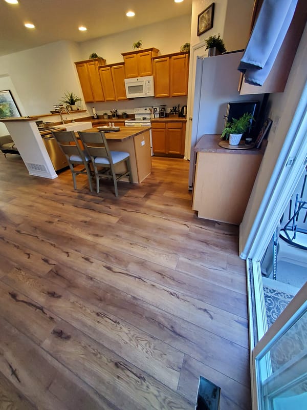 LVP flooring 2 Kitchen with LVP flooring