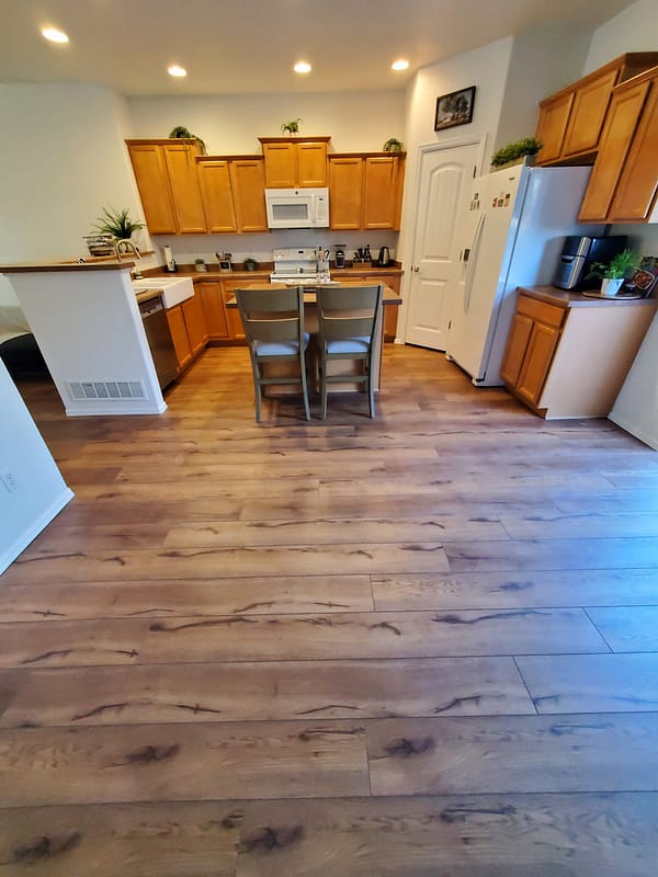 LVP flooring 1 Kitchen with LVP flooring