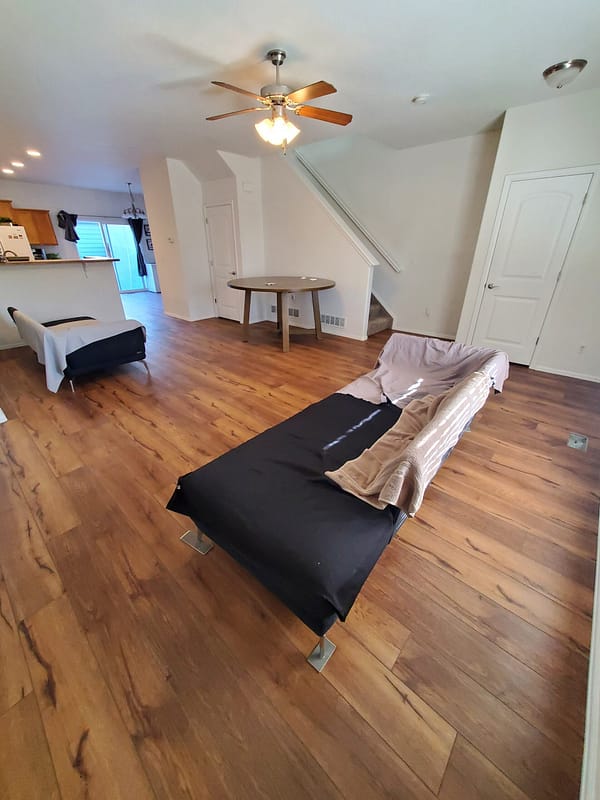 LVP flooring 3 Living room with LVP flooring