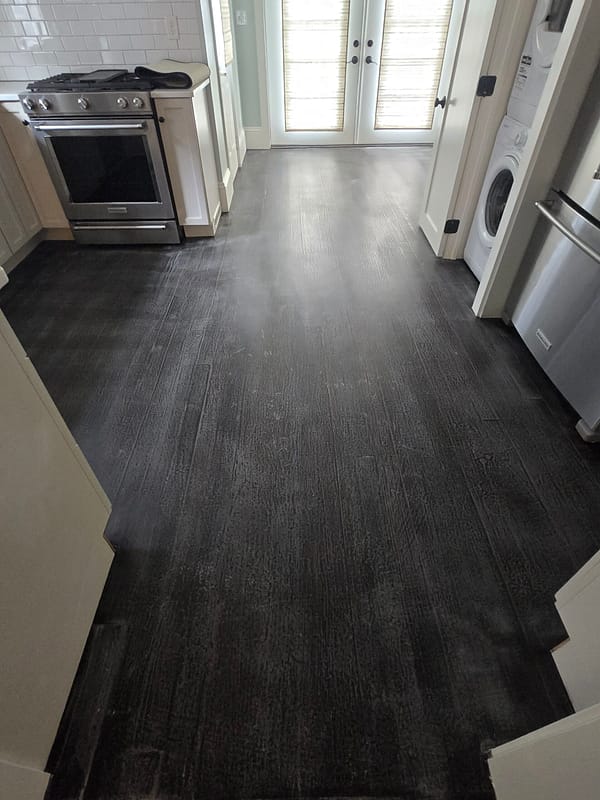 Maintenance Coat Before Dull dark hardwood floors before maintenance coat application